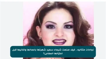 نجاحات متتالية.. كيف صنعت شيماء سعيد شهرتها بأعمالها وأغانيها قبل اعتزالها المفاجئ؟